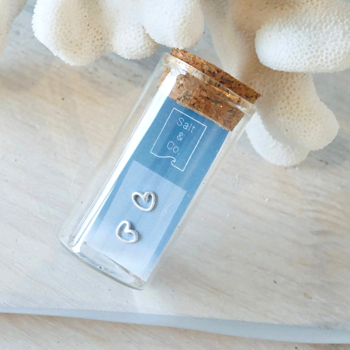 Open Heart Studs - saltandco