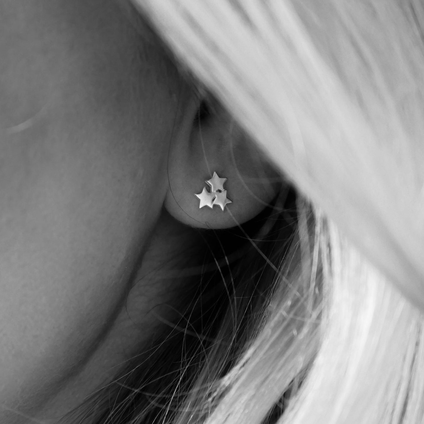 Cluster Star Studs - saltandco