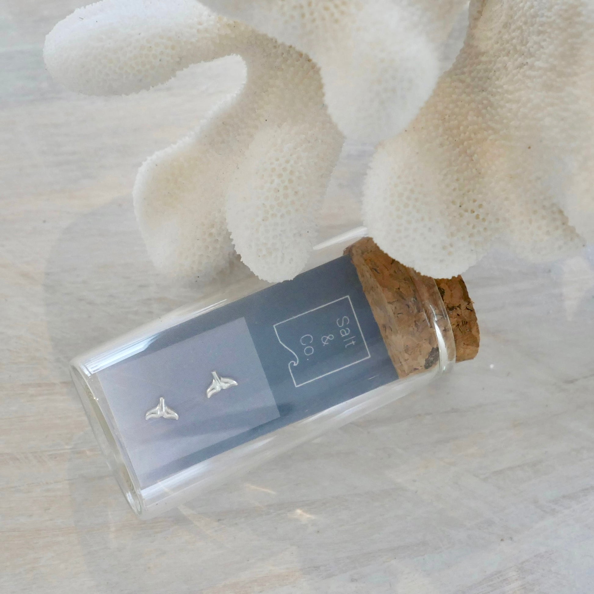 Mini Whale Tail Studs - saltandco