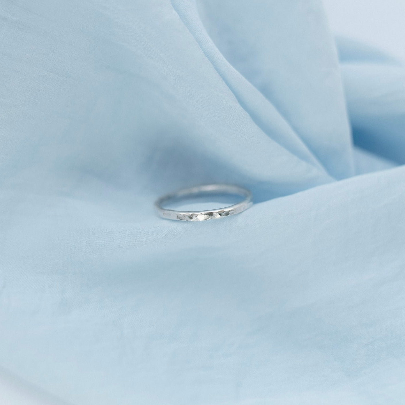 Hammered Stacking Band - saltandco