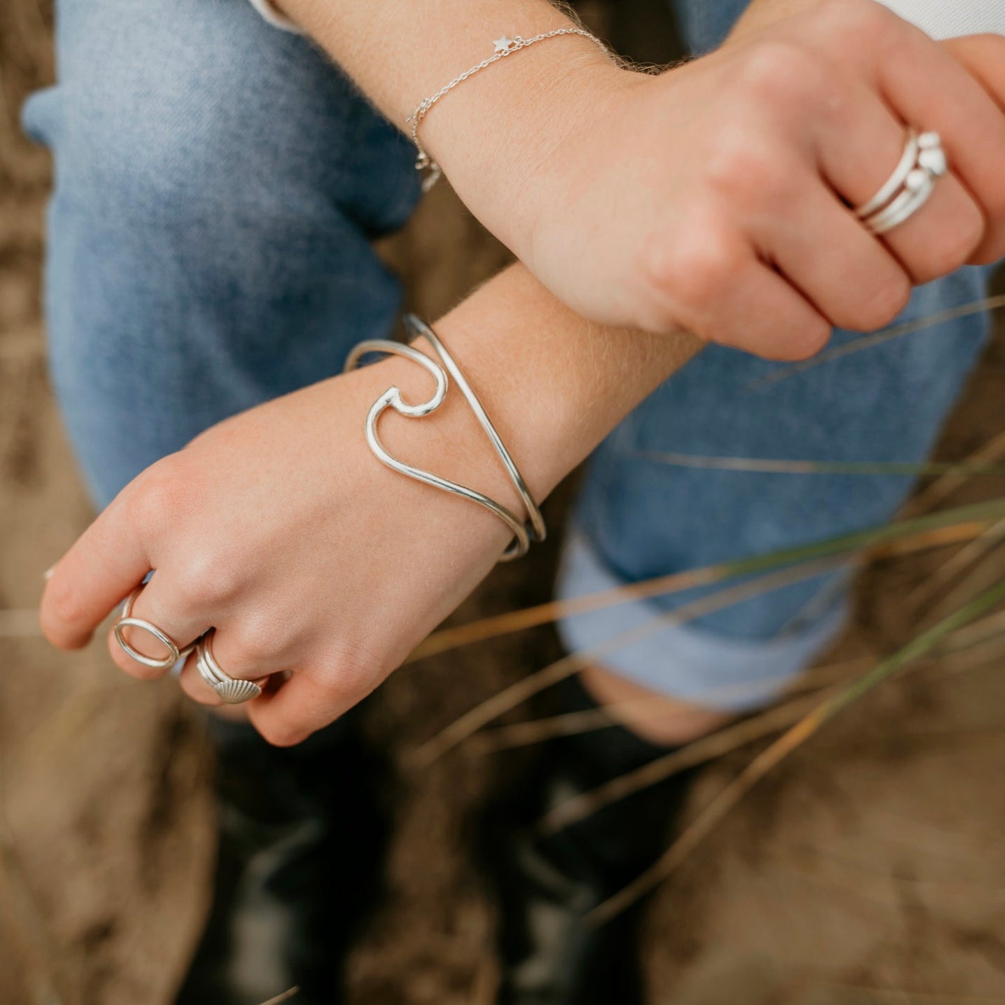 Wave Bangle - saltandco