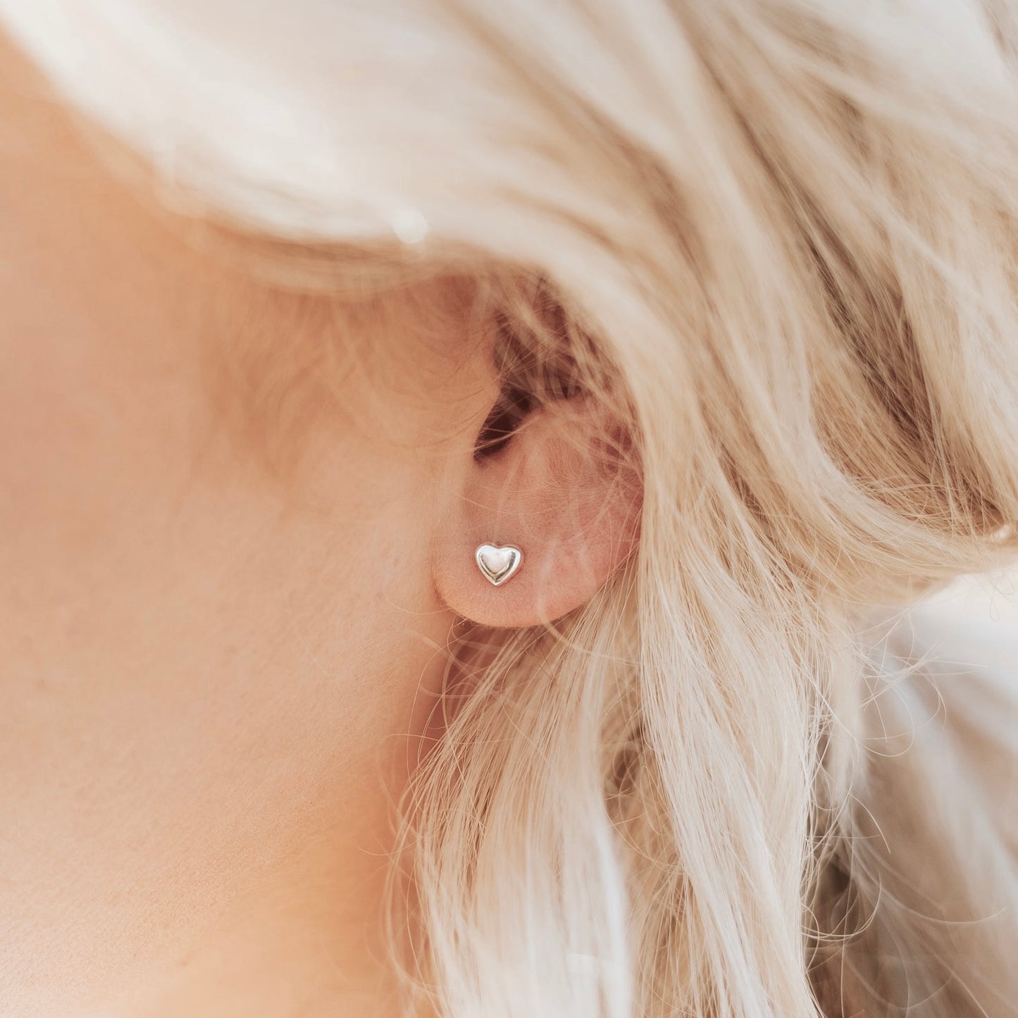 Heart Studs - saltandco