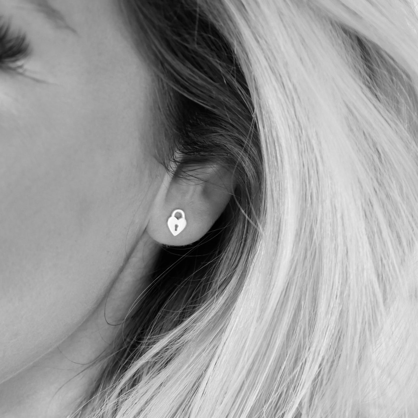 Love Lock Studs - saltandco