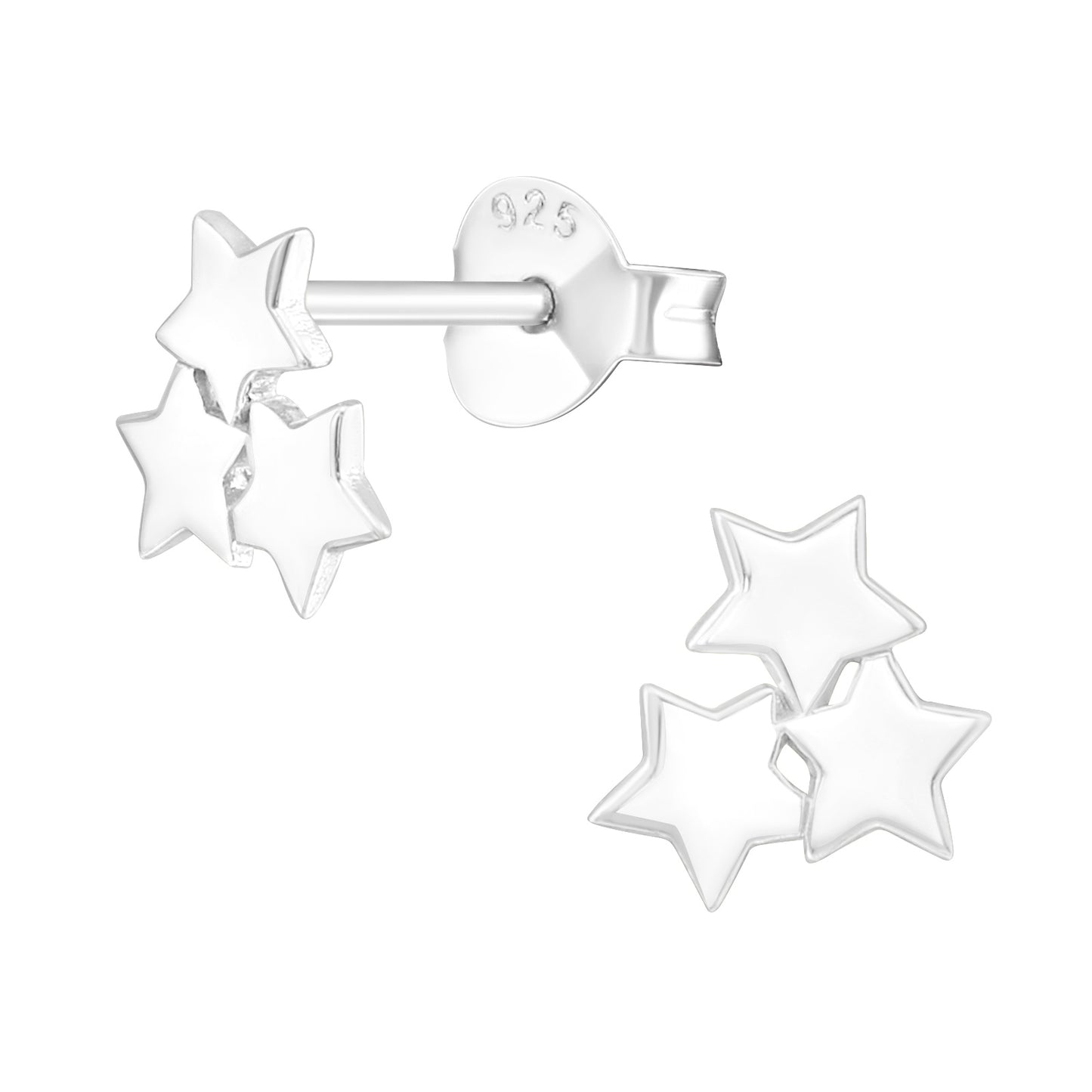 Cluster Star Studs - saltandco