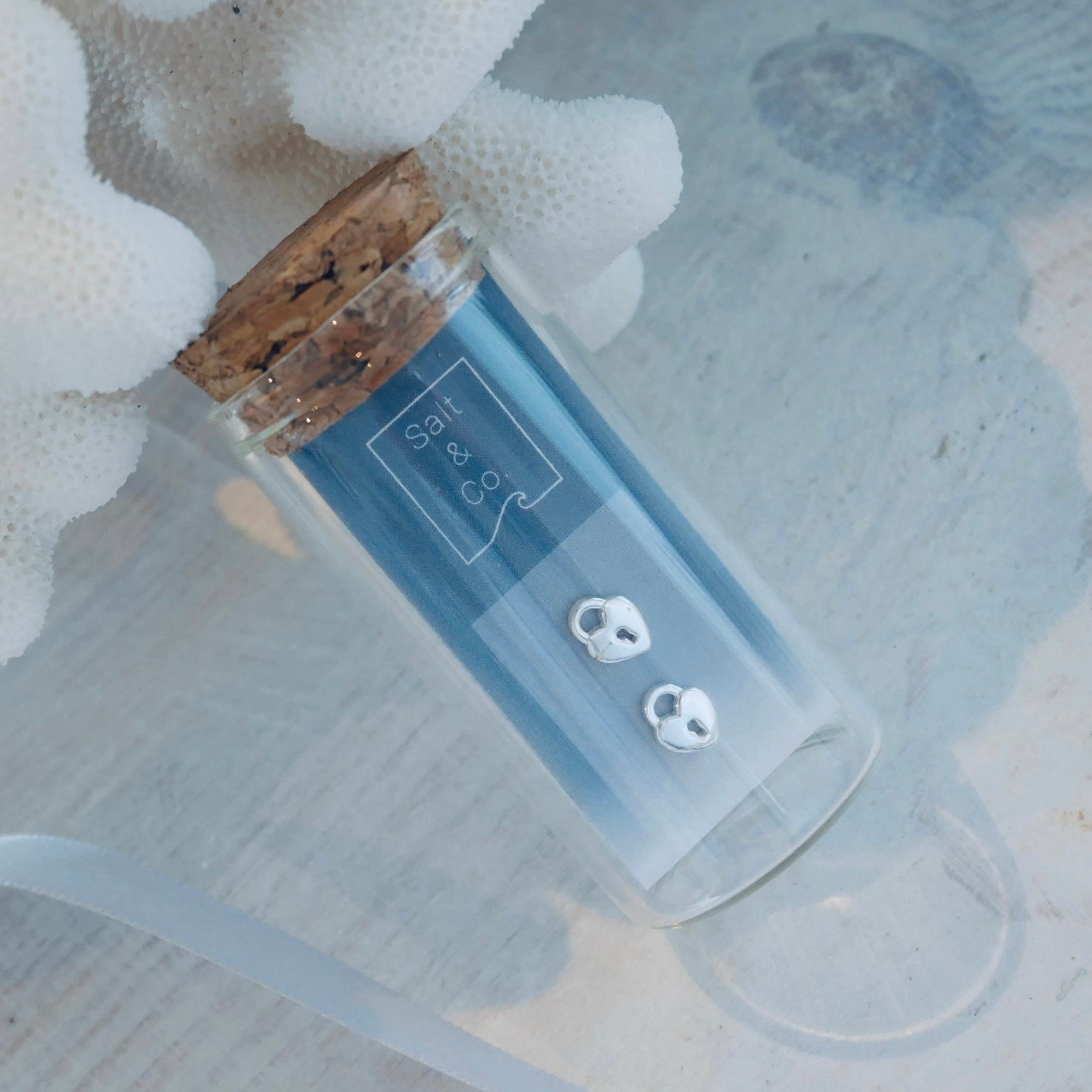 Love Lock Studs - saltandco