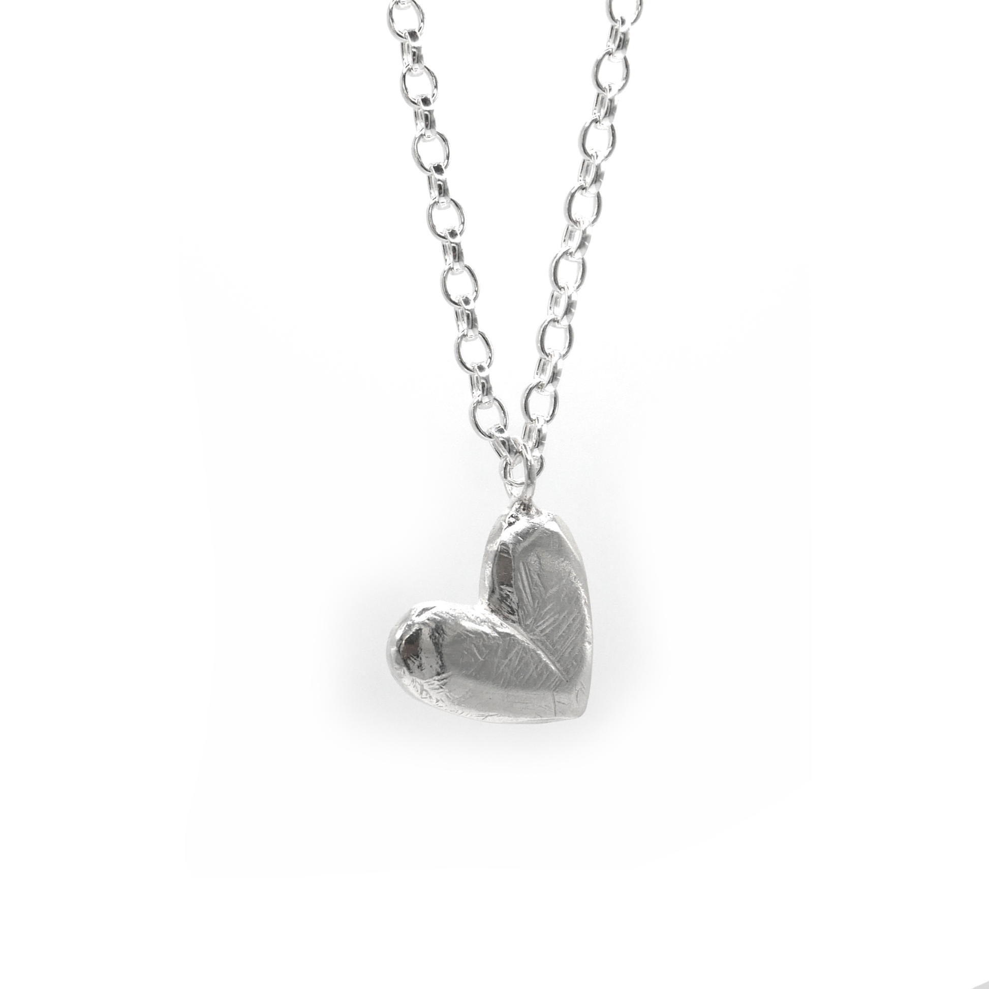 Maxi Rustic Heart Necklace - saltandco