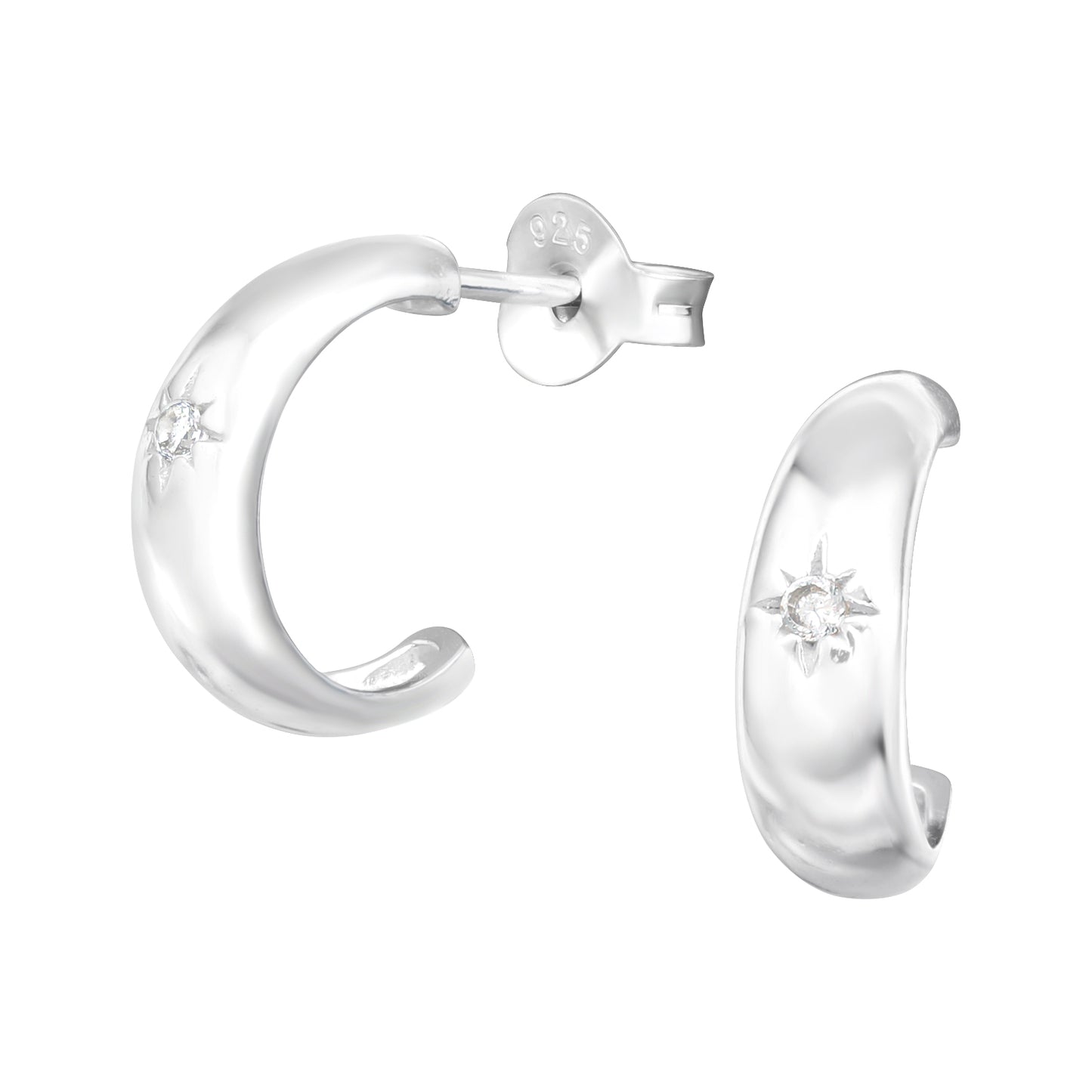 Chunky Mini Hoops - saltandco