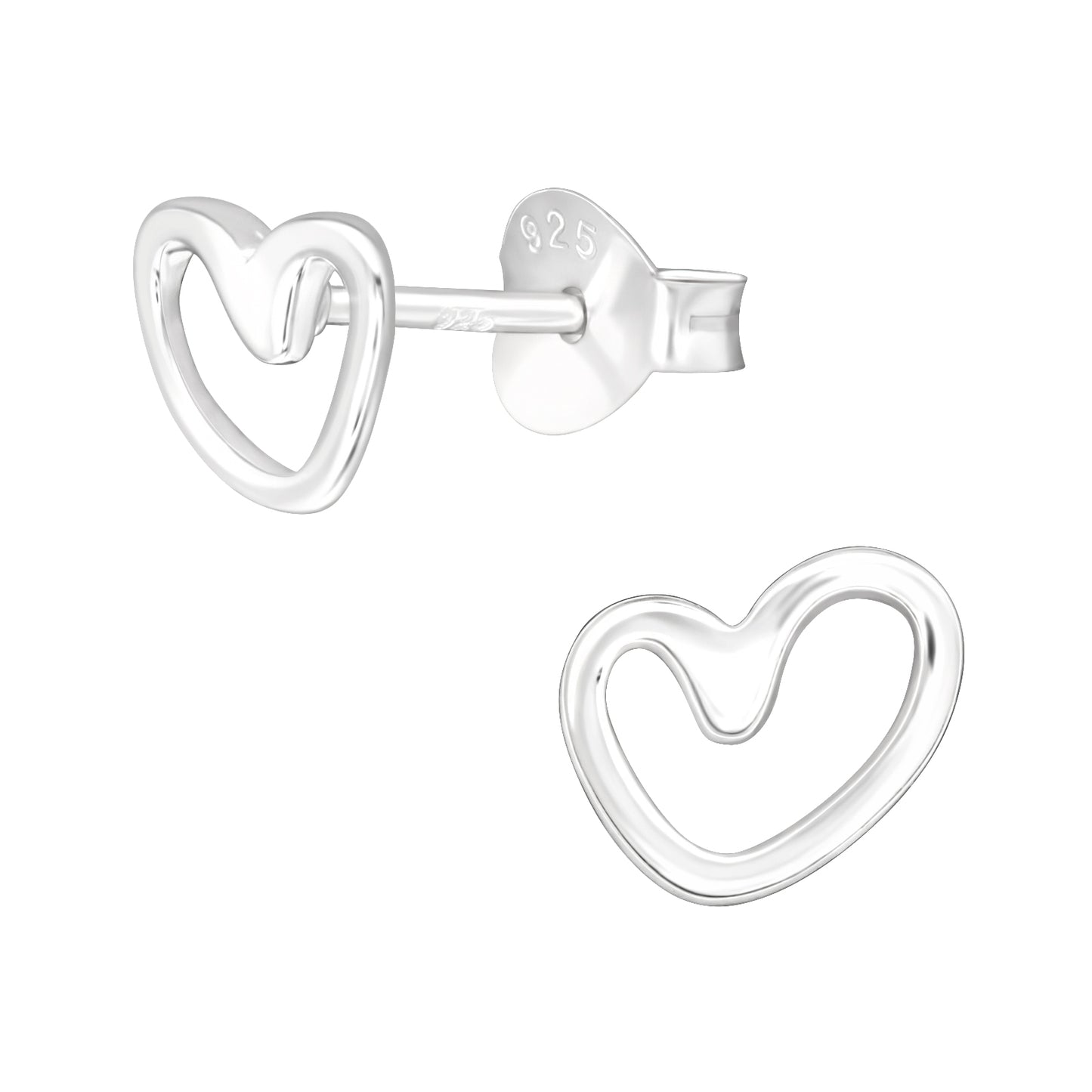 Open Heart Studs - saltandco