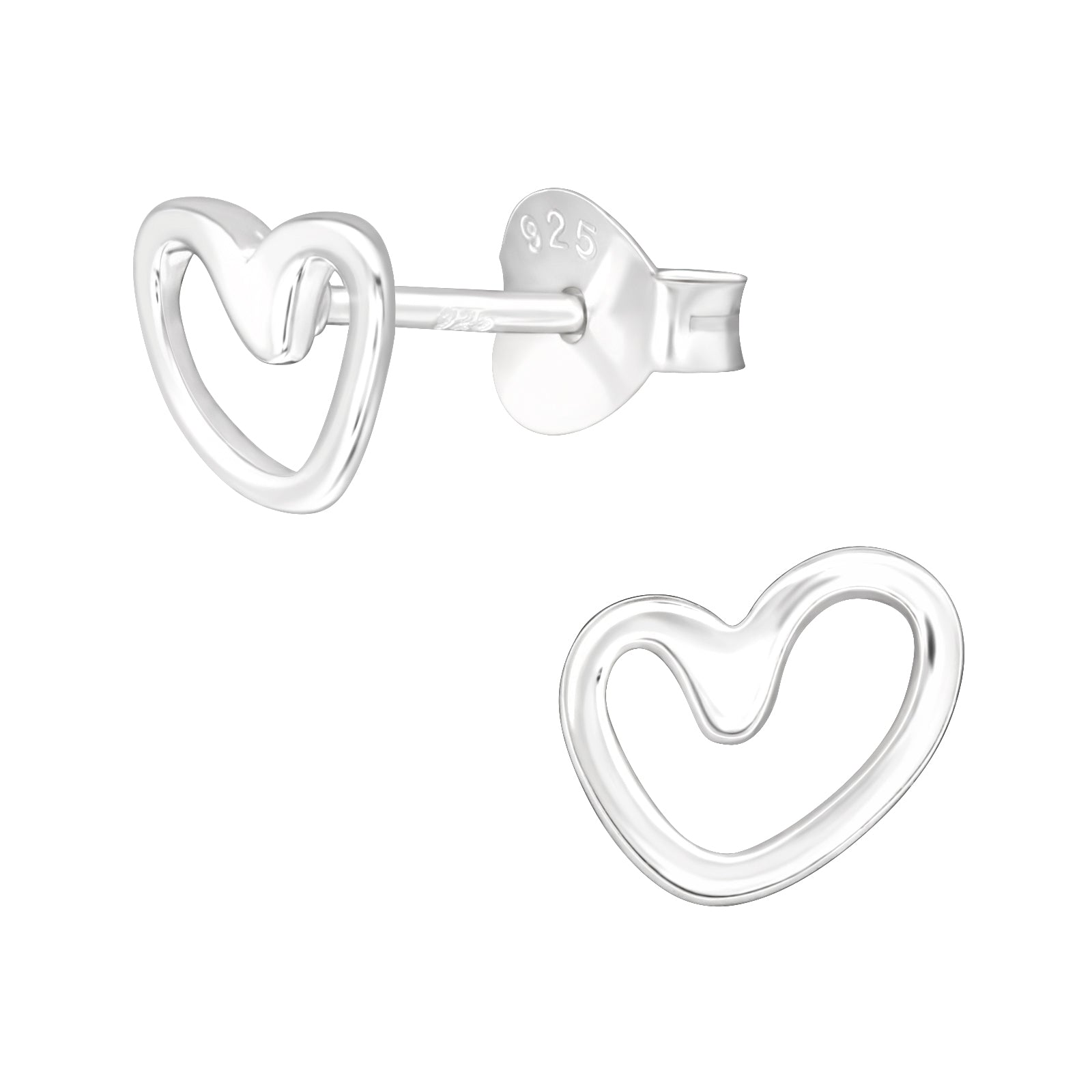 Open Heart Studs - saltandco