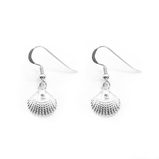 Scallop Shell Dangly Earrings - saltandco